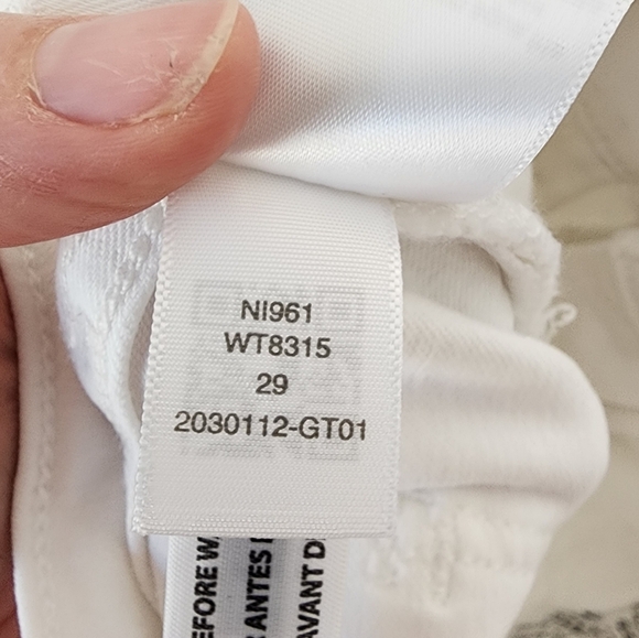 Madewell Pure White Kick Out Jeans 29 - Picture 7 of 7